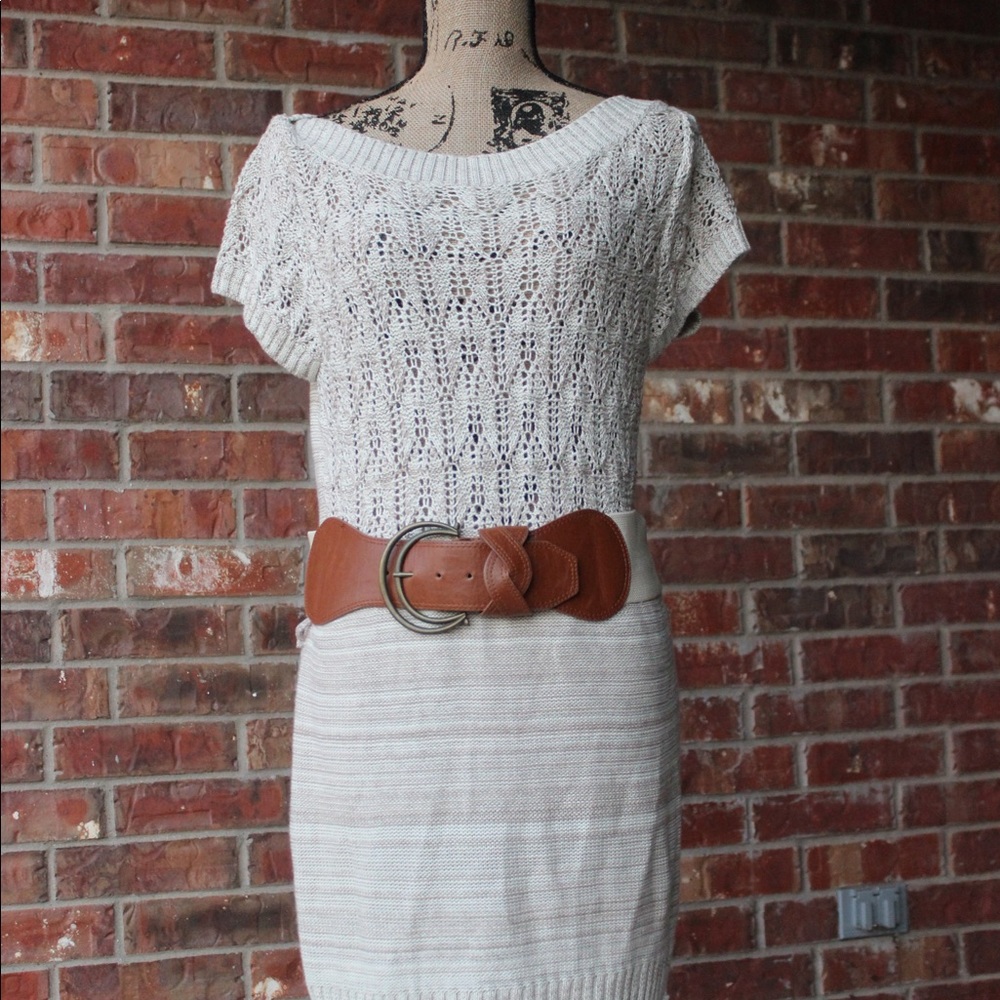 *Cute for fall *Knitted sweater dress